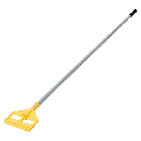 RUBBERMAID COMMERCIAL Handle, Side-Gate, Vinyl, Aluminum, f/Wet Mops, 60", , YW/GY, PK 12 RCPH13600CT